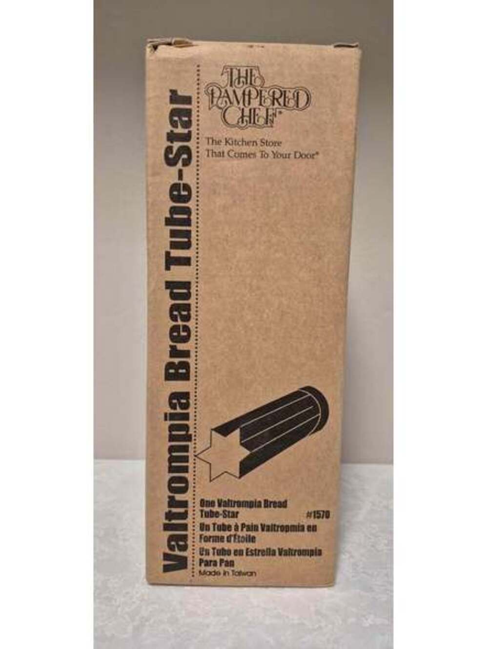 Pampered Chef Valtrompia Bread Tube – Star Shape (Vintage)